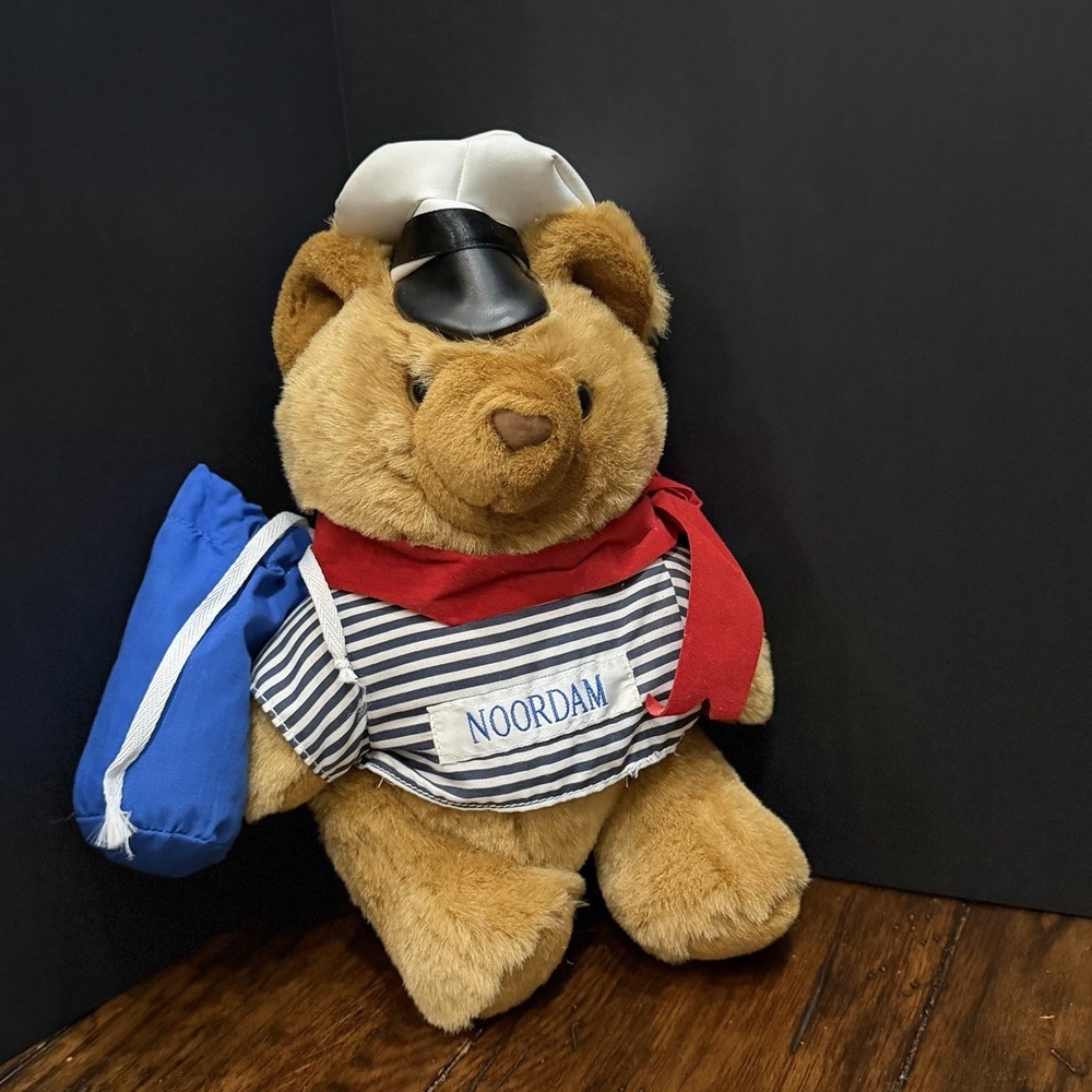 Vintage Sailor Bear Holland America Line "ms Noorddam"